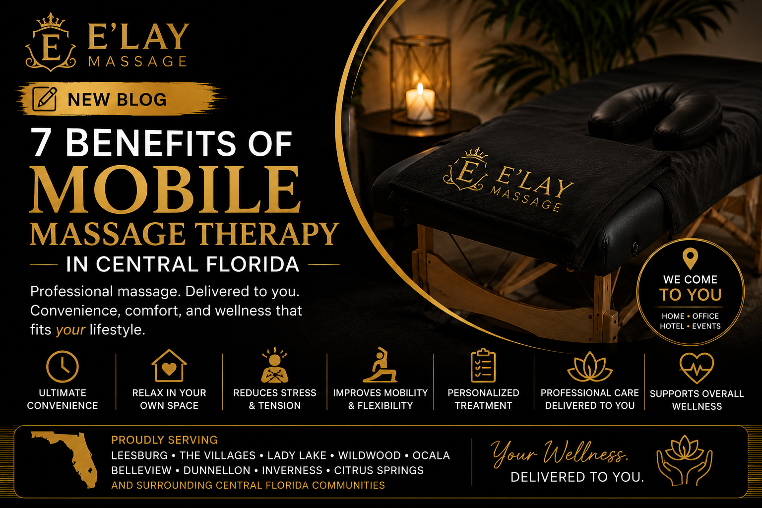 7 Benefits of Mobile Massage Therapy in Central Florida