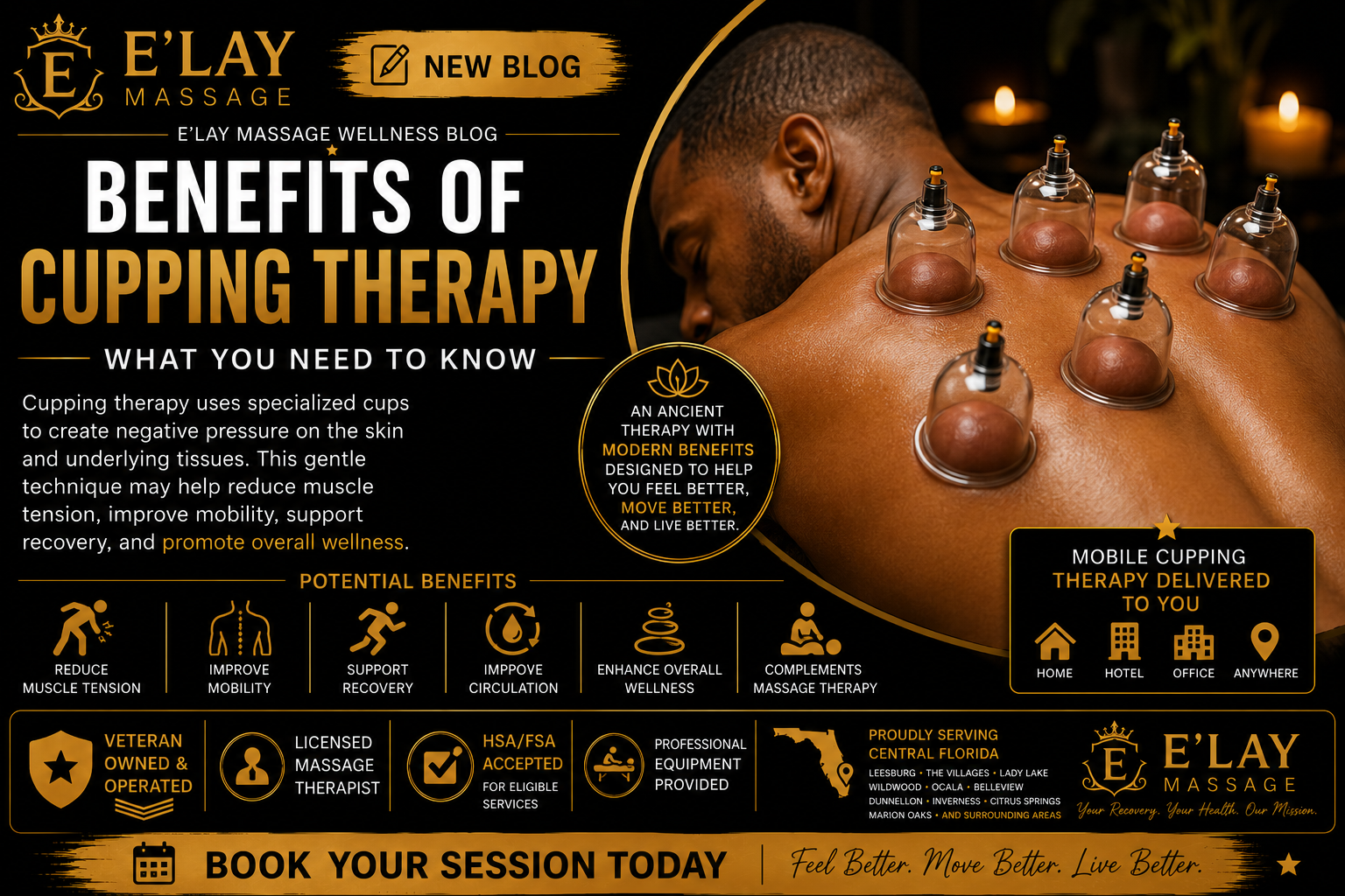 Benefits of Cupping Therapy | E'Lay Massage
