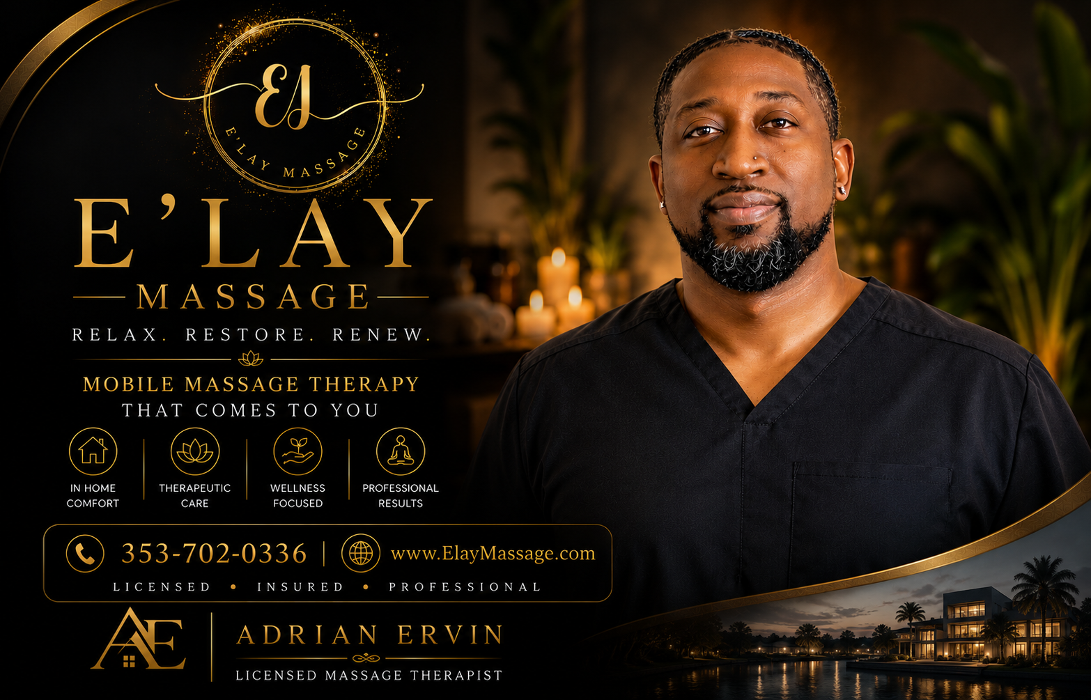 Adrian Ervin Sr. LIC# MA103680